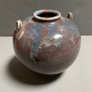 Asian Inspired Small Pottery Porcelain Vase